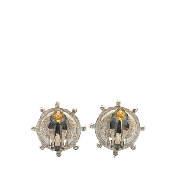 CHANEL Authentic Logo Earrings